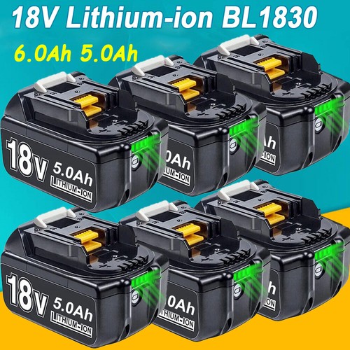 For makita 18v 0ah - 5.0ah, 6.0ah