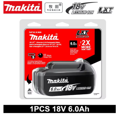Genuine makita 18v 0ah - genuine, 6.0ah