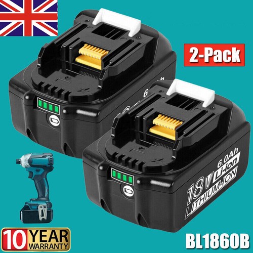 2pack for makita 18v ion - 2pack, li-ion