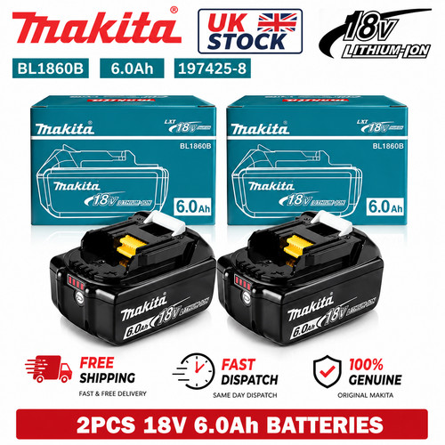 Makita 18v 0ah battery - 18v, 6.0ah