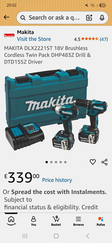 Makita 18v lxt brushless - 18v,